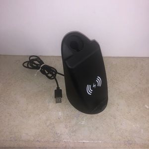 2 in 1 Dual Coil Wireless Charging Station for iPhone and Apple Watch